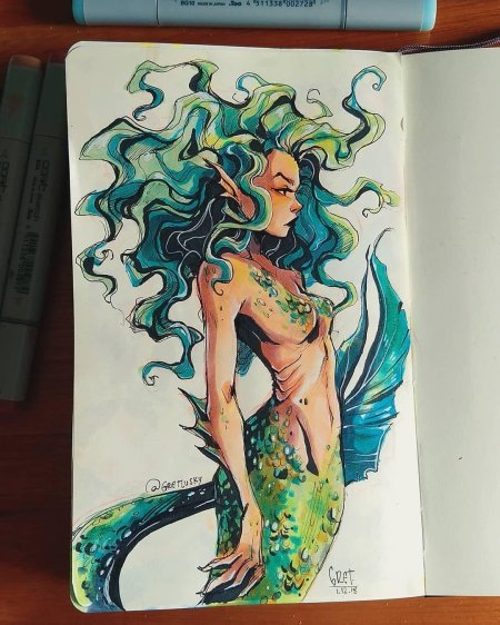 Gretlusky art русалка