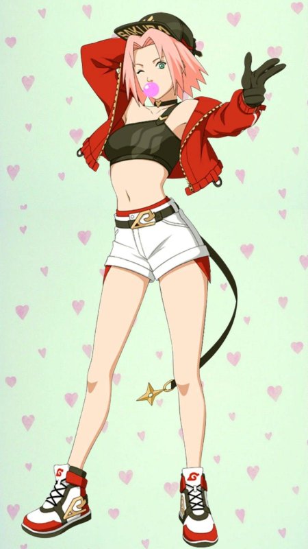 Сакура наруто в полный рост