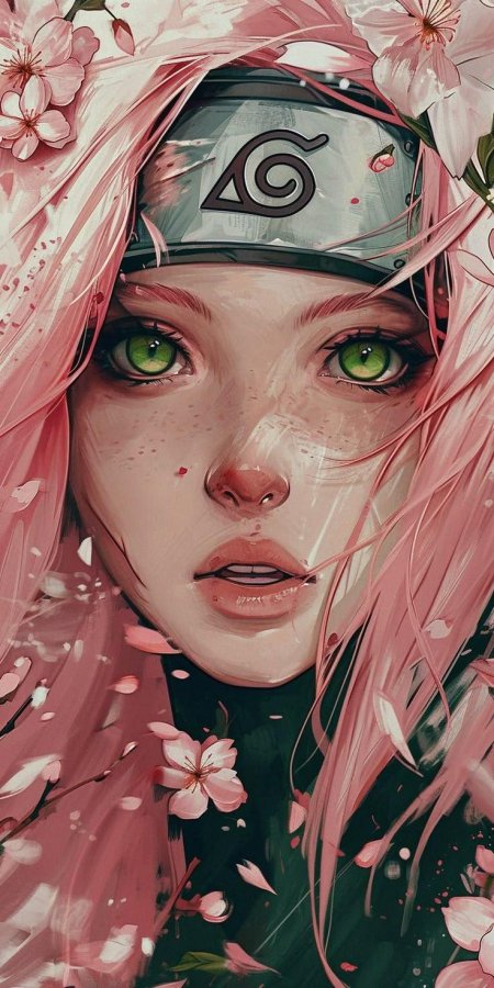 Сакура наруто арт