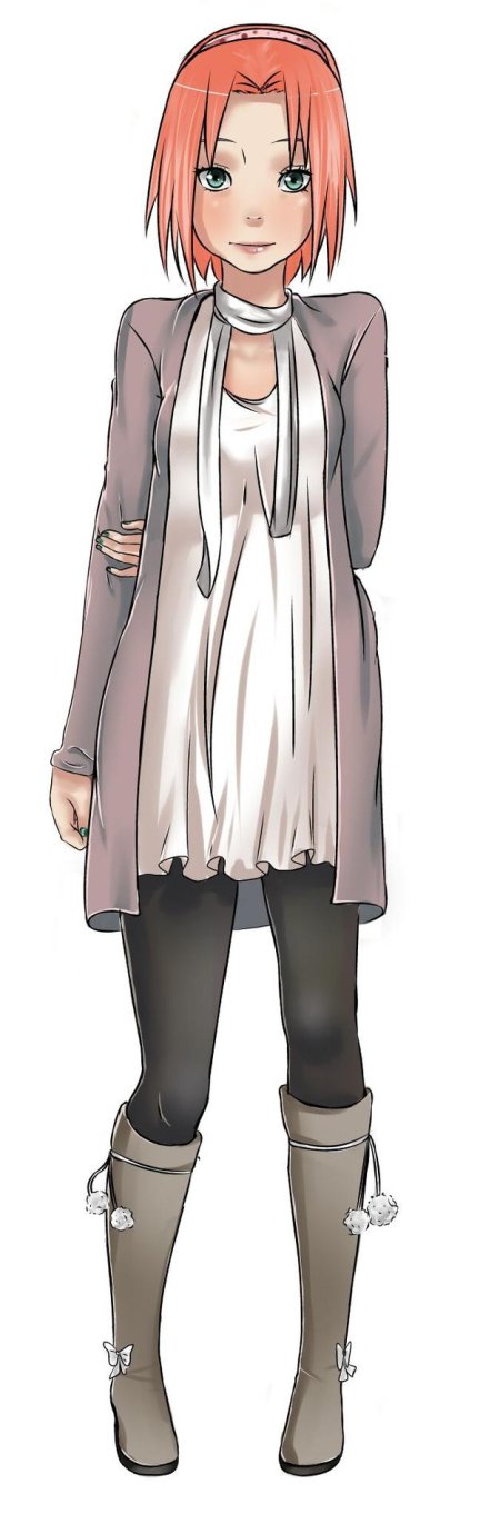 Сакура харуно в полный рост