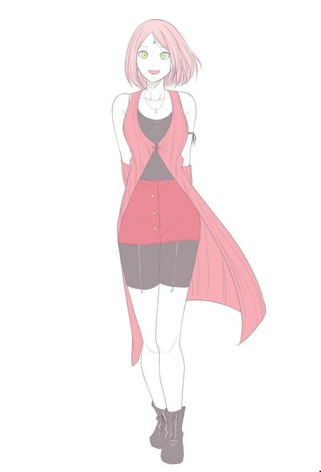 Сакура харуно в полный рост