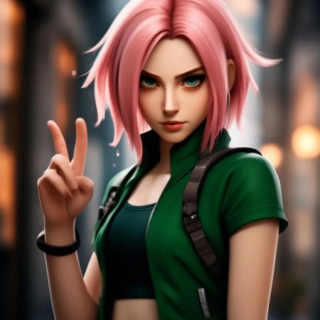 Сакура из аниме наруто