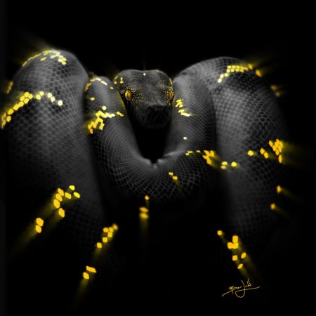 Змея пайтон