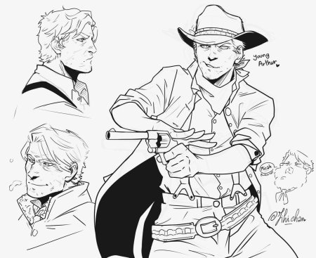 Артур морган red dead redemption 2 арт