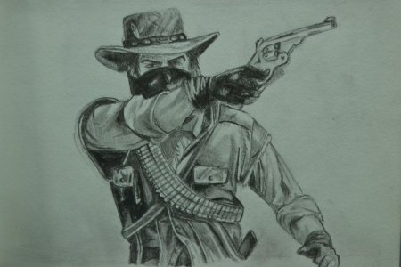 Артур морган red dead redemption арт