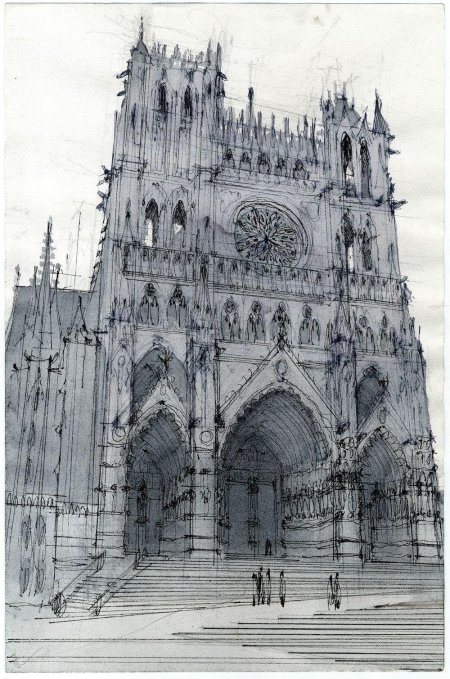 Амьенский собор готика