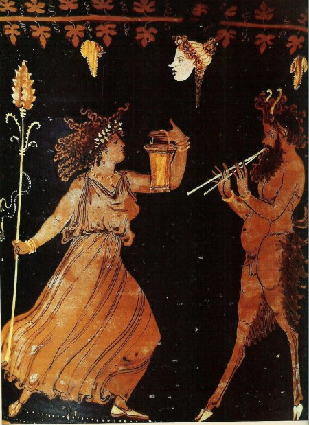 Древнегреческие дионис фрески