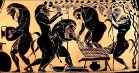 Дионис и сатиры