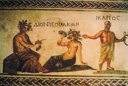 Изображение диониса древней греции