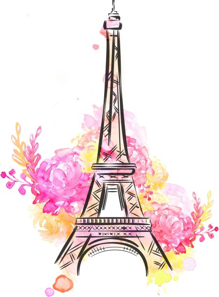 Эйфелева башня рисунки