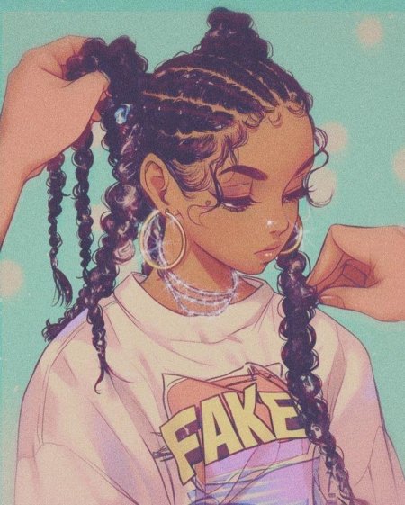 Темнокожая женщина