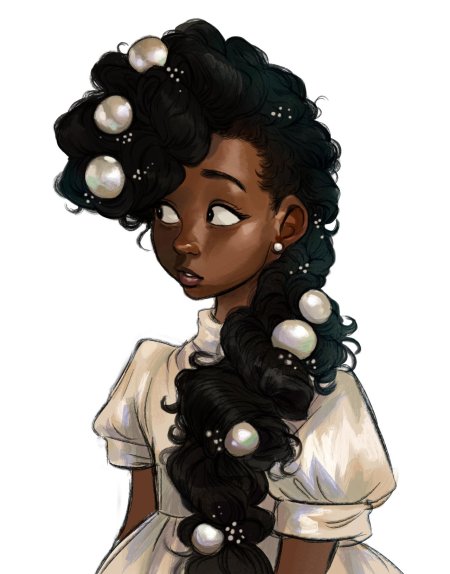 Темнокожая девушка