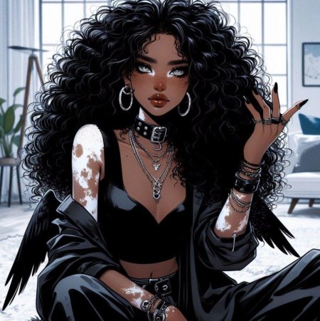 Кудрявая девушка