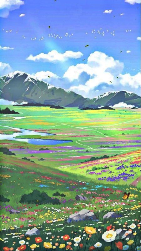 Хаяо миядзаки пейзажи