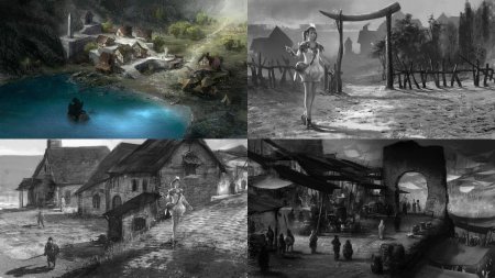 Concept art dark souls локации