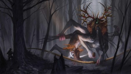 Леший фэнтези арт славянская мифология