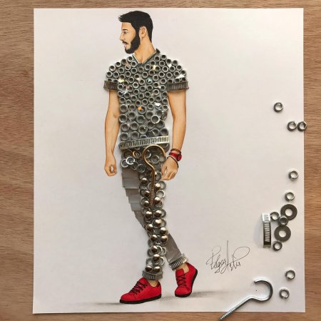 Фэшн иллюстрации эдгар артис