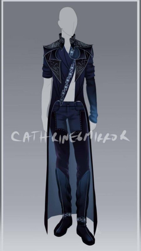 Парень фэнтези одежда