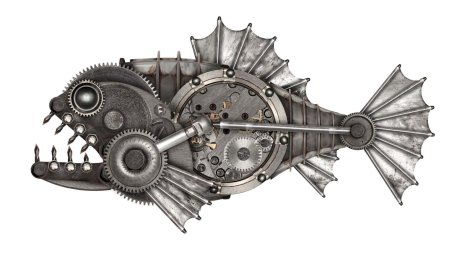 Стимпанк рыба