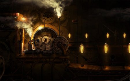 Steampunk завод art