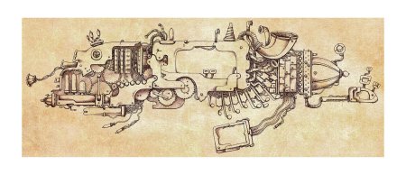 Рисунки в стиле стимпанк