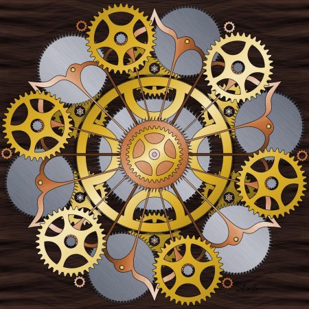 Шестеренки механизм