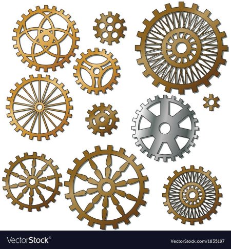 Шестеренки вектор епс