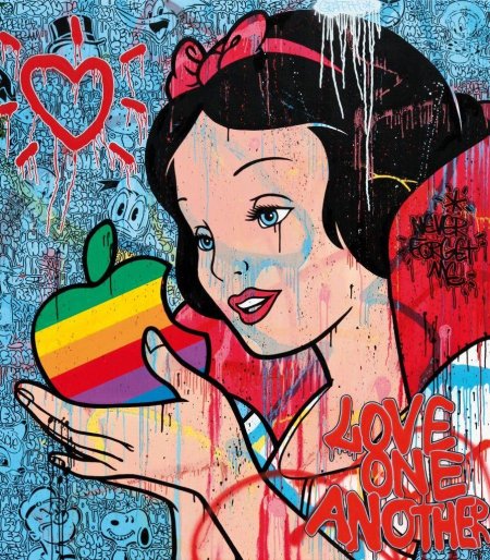 Белоснежка поп арт