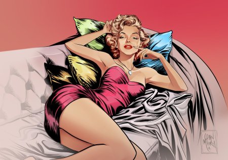 Мэрилин монро мультяшная