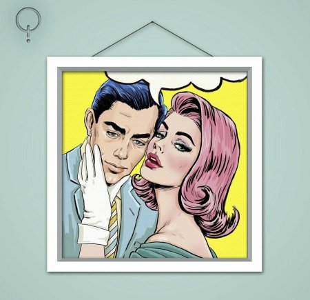 Иллюстрации в стиле поп арт