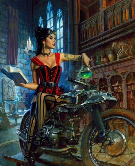 Мотоарт художники дэвид уль