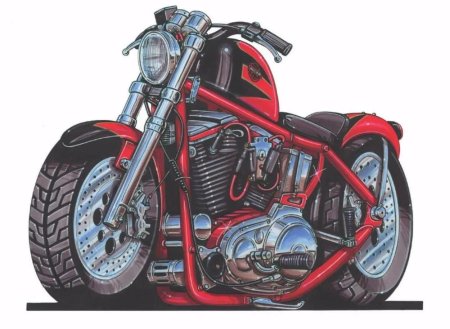 Мотоцикл харлей дэвидсон вектор