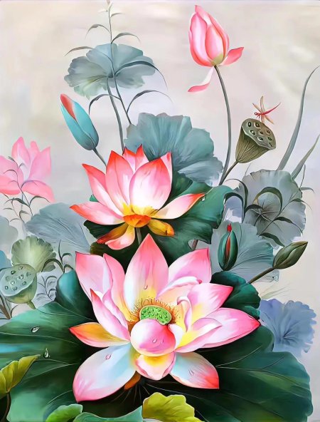 Лотос картина