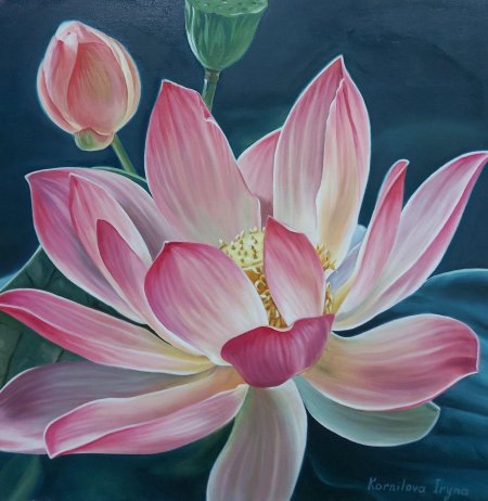 Картина лотос