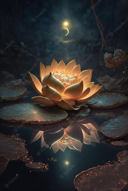 Лотос в воде