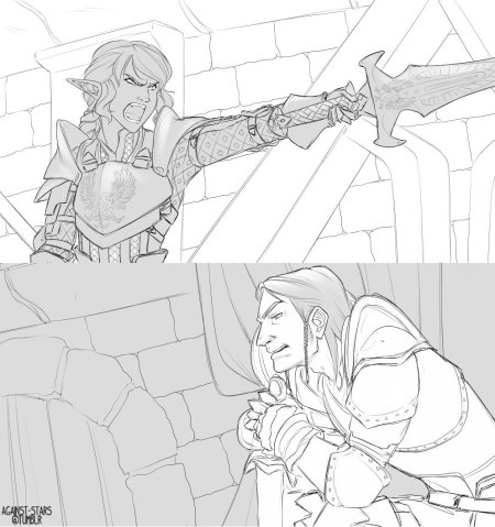 Раскраска ведьмак