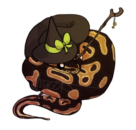 Змея арт милый