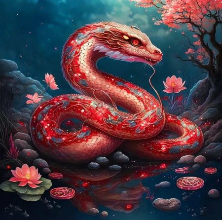 Василиск змея фэнтези