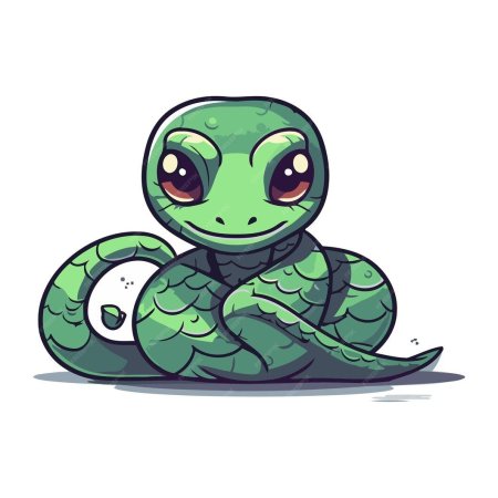 Змеи мультяшные