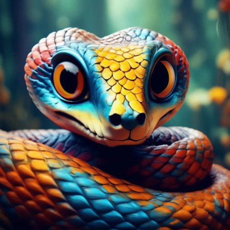 Самая красивая змея