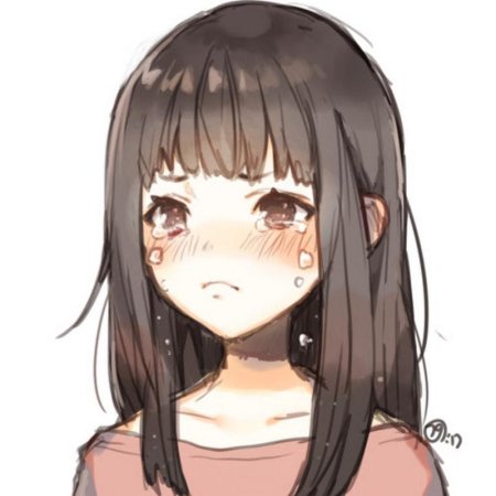 Мия аниме плачет