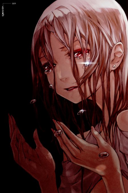 Кровавые слезы аниме