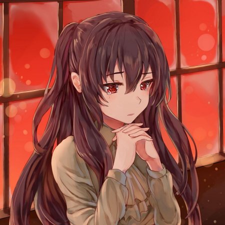 Аниме грустная девушка