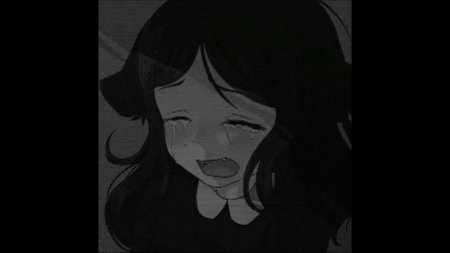 Аниме девушка грустная