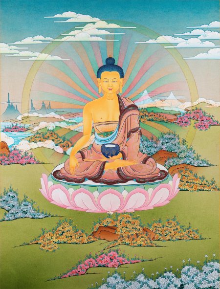 Тханка будда шакьямуни