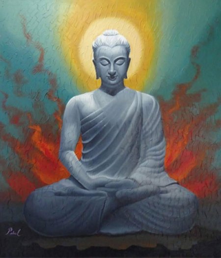 Будда живопись тхеравада