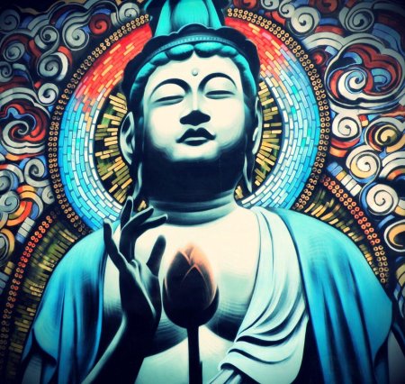 Картина будда шакьямуни