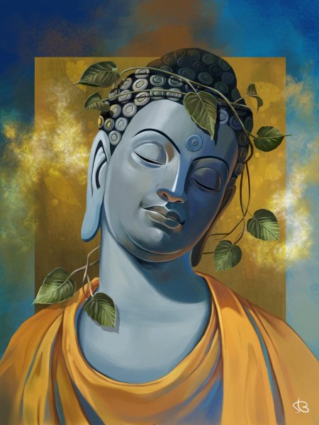 Будда шакьямуни арт