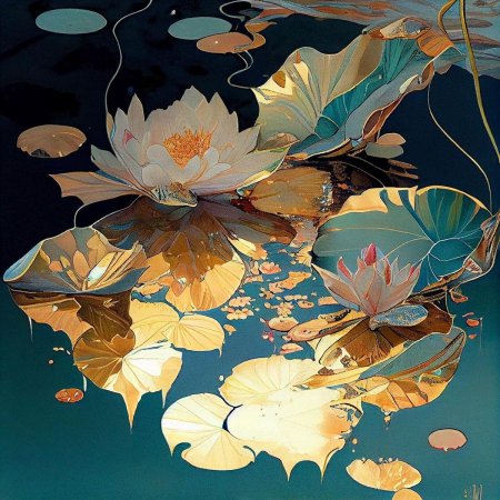 Лотос картина