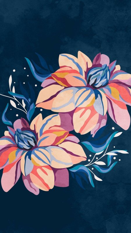 Абстрактные цветы